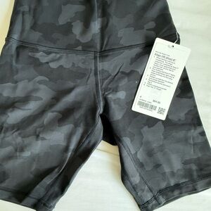 Lululemon Black Camo Align Shorts